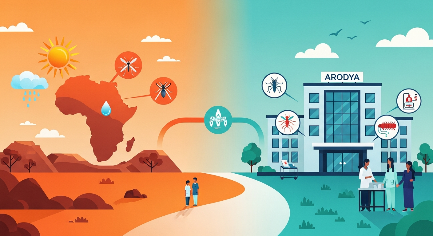 Climate Change and Health in Africa 2026: Rising Diseases and India's Treatment Options
