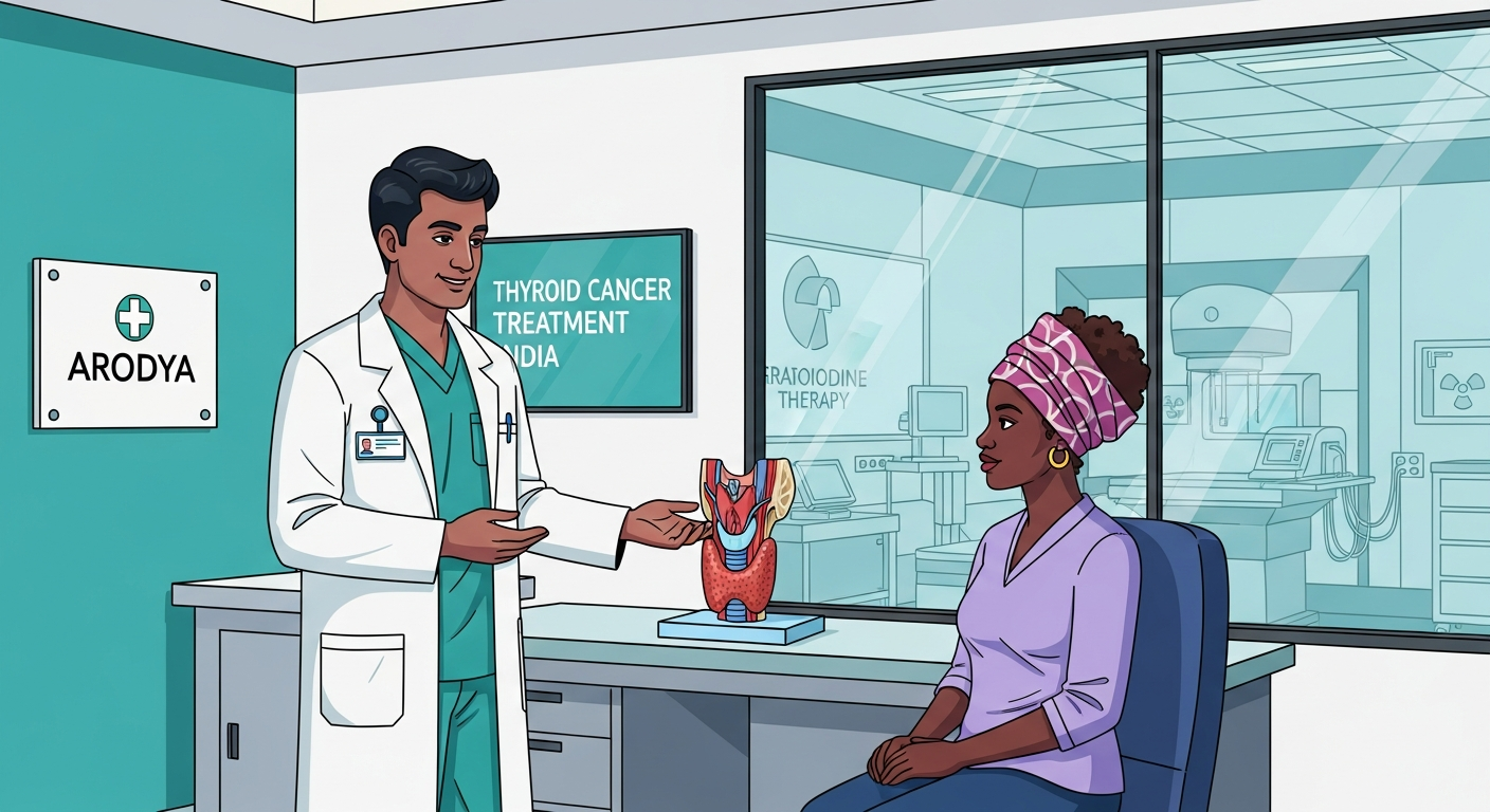 Thyroid Cancer Treatment in India: Thyroidectomy & Radioiodine Guide 2026