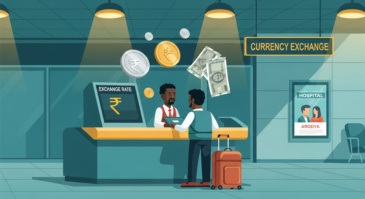 Currency Exchange Tips for Your Medical Trip to India from Africa: A Patient's Money Guide