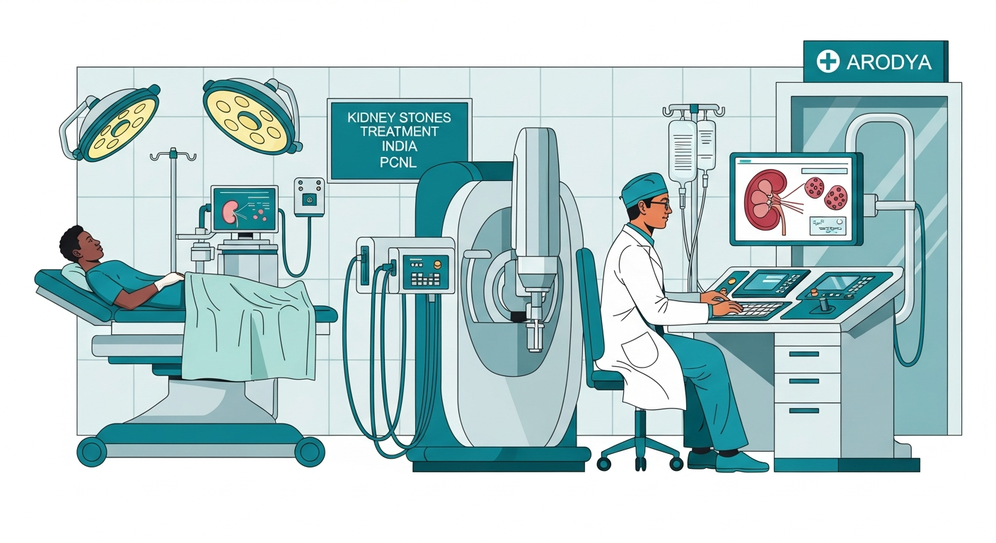 Kidney Stones Treatment in India: PCNL & Laser Lithotripsy Guide for African Patients 2026
