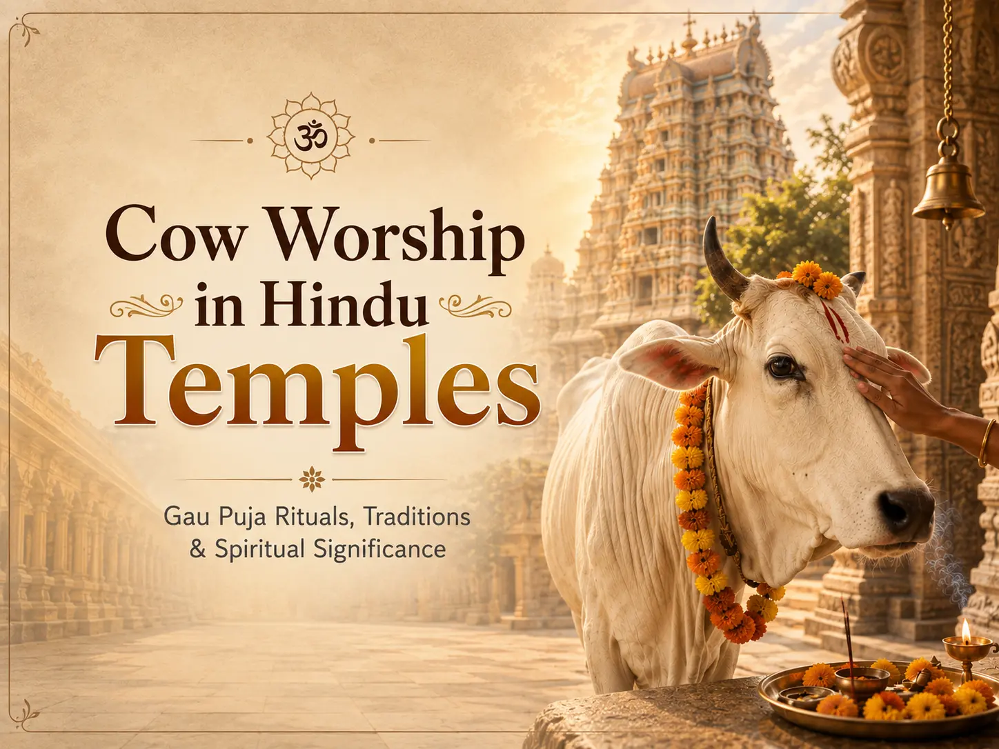Cow Worship in Hindu Temples | Gau Puja Rituals